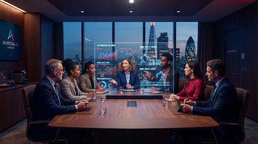 BRITAI London Executive Boardroom AI Training Session